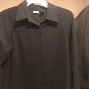 NY&CO long sleeve black shirt
